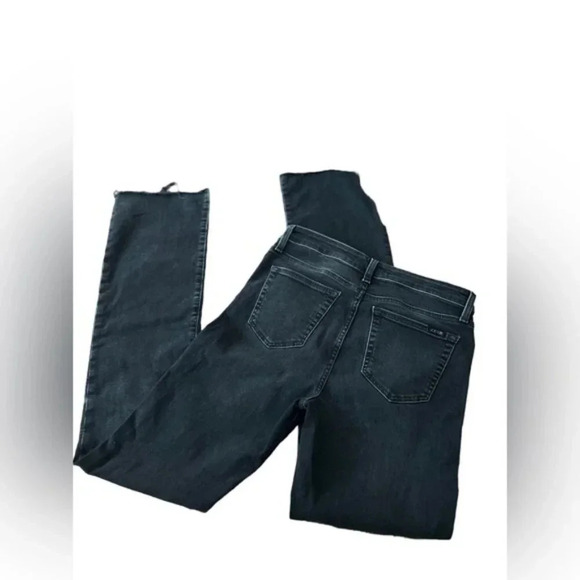 Joes boot Cut Black Washed Jeans raw Cut hem - Picture 5 of 7